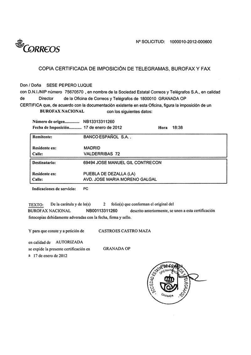 Copia certificada