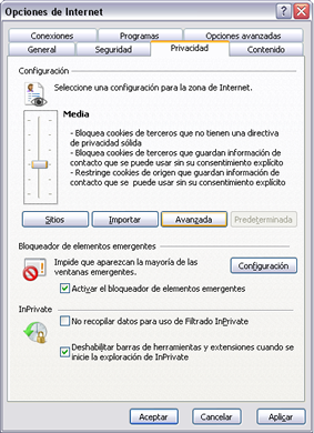 Nivel de privacidad