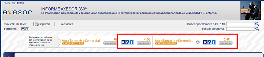 Ejemplo de acceso al RAI