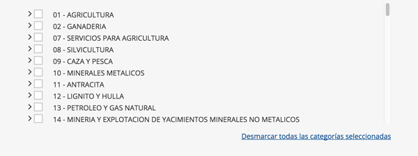 Listado Selección SIC Listado Selección SIC