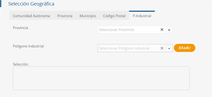 Selección Polígono Industrial Selección Polígono Industrial