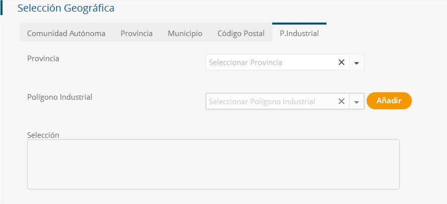 Selección Polígono Industrial