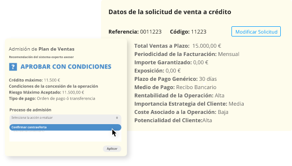 Admisión. Gestión integral del riesgo comercial