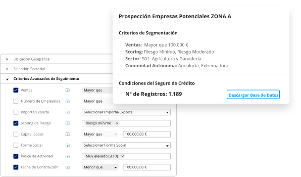 Prospección. Gestión integral del riesgo comercial