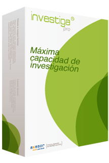 investiga® pro. Máxima capacidad de investigación