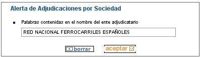 Ejemplo alerta adjudicaciones por sociedad